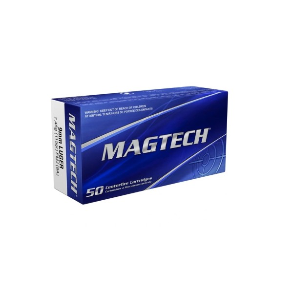 Magtech 9mm Luger 115gr FMJ (9B)