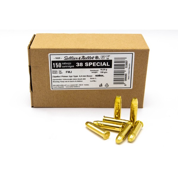 Sellier & Bellot .38 Special VM 158grs Schüttpackung