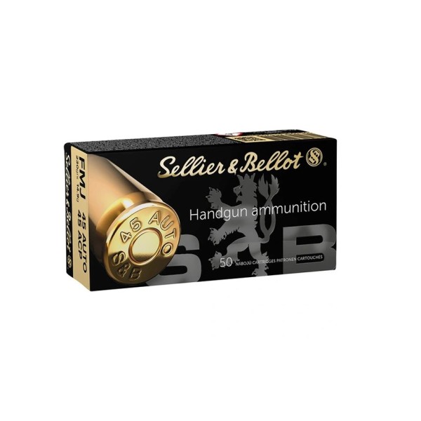 Sellier & Bellot .45 Auto/ACP 230grs FMJ