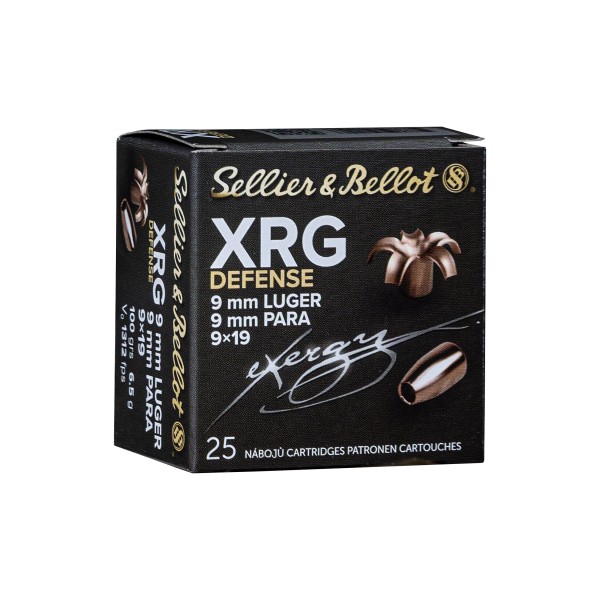 Sellier & Bellot XRG DEFENSE 9mm Luger 100gr