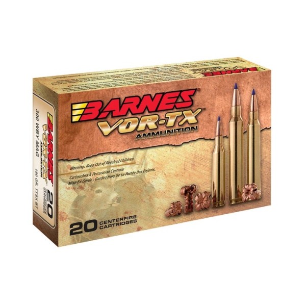 Barnes Vor-TX .300 Weatherby Magnum 180grs TTSX