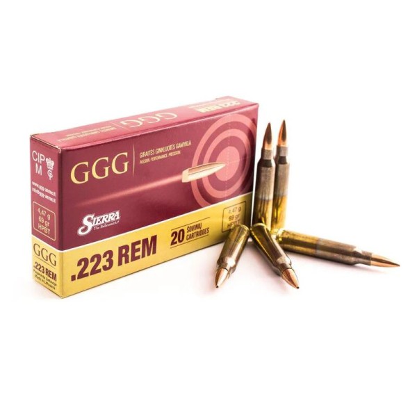 GGG .223 Remington 77gr Sierra Match King 20 Stk