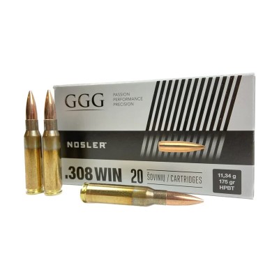 GGG .308 Winchester 175gr Nosler