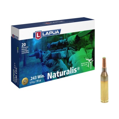 Lapua .243 Win Naturalis 90grs RN N509