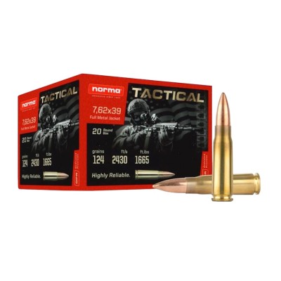 NORMA CTG 7,62x39 FMJ 8g/124gr