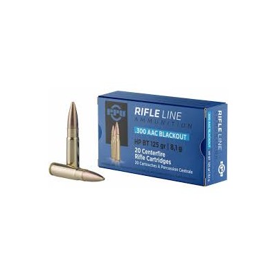 PPU .300 AAC Blackout 125gr FMJ