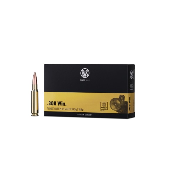 RWS Target Elite Plus .308 Win. HPBT 10,9g/168gr