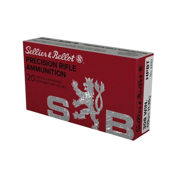 Sellier & Bellot .308 Winchester HPBT 175grs/11.35g