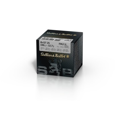 Sellier & Bellot 8X57 IS VM 196grs/12,7g, Schütt 50St.