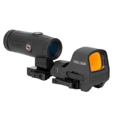 Holosun HS510C Solar Red Circle Dot Sight Combo with HM3X 