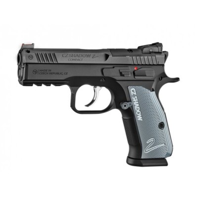 CZ Shadow 2 Compact 9x19 Optic Ready Grey Grip