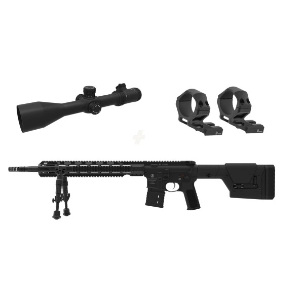 SCHMEISSER AR15 DMR 18inch .223 Rem schwarz + Falke ZFR 5-30x56 + Montage