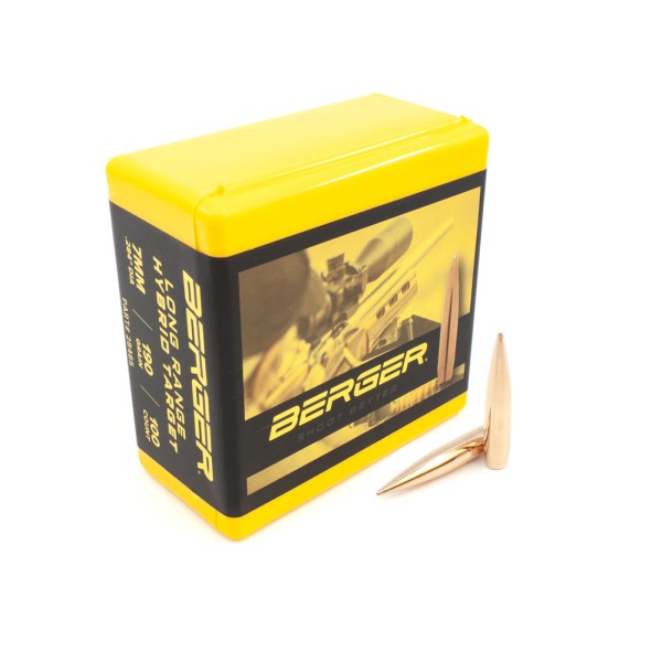 BERGER Geschosse 7mm/.284 190gr Long Range Hybrid Target 500 Stk.