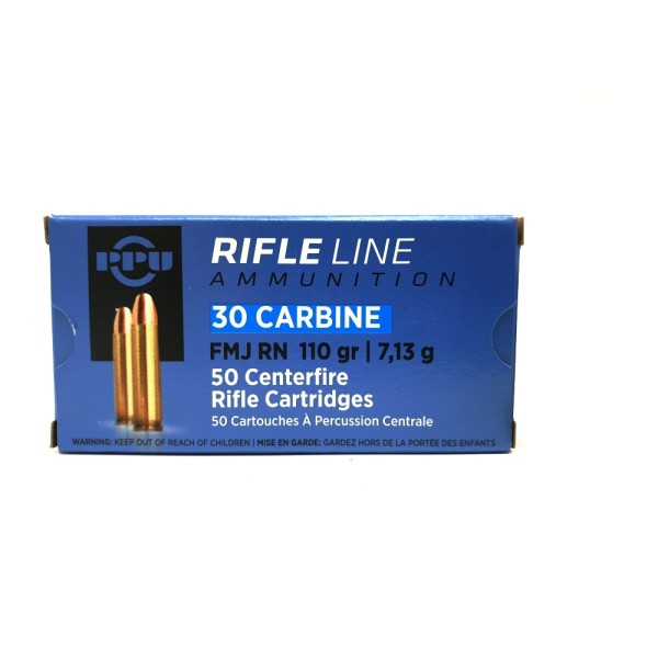 PPU .30 Carabine FMJ 110gr 7,13g