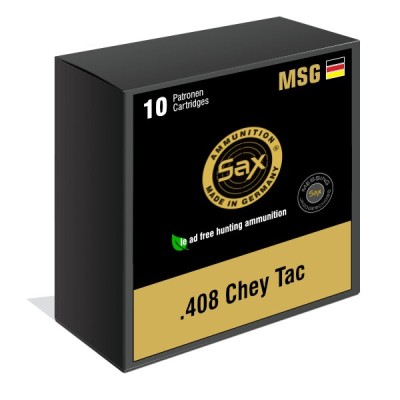 SAX Munition .408 CheyTac MSG 27,1g/418,4gr