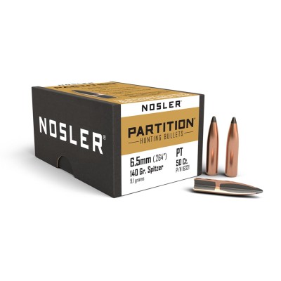 Nosler Geschosse 6,5mm/.264 140gr Partition 50Stk.