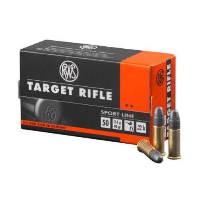 RWS .22lr Target Rifle 2,6g/40gr 50Stk. RWS .22lr Target Rifle 2,6g/40gr 50Stk.
