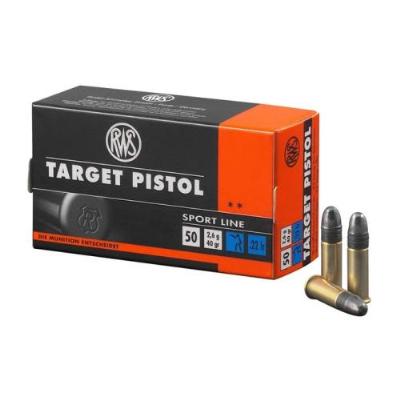RWS .22lr Target Pistol 2,6g/40gr Sport Line 50Stk. RWS .22lr Target Pistol 2,6g/40gr Sport Line 50Stk.