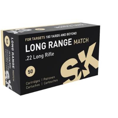 SK .22lr Long Range Match 40gr 50Stk. SK .22lr Long Range Match 40gr 50Stk.