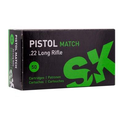 SK .22lr Pistol Match 40gr 50Stk. SK .22lr Pistol Match 40gr 50Stk.