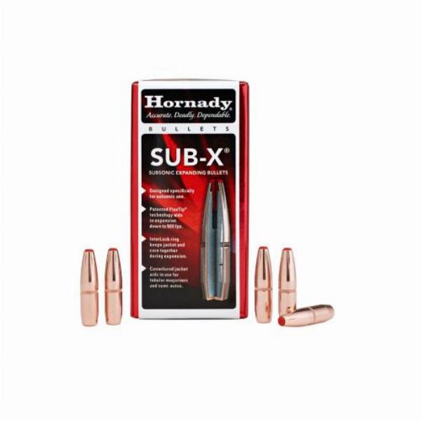 Hornady Geschosse 7,62/.30 190gr Sub-X 100Stk.