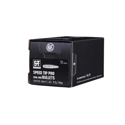 RWS Geschosse 8mm/.323 180gr Speed Tip Pro 50Stk. RWS Geschosse 8mm/.323 180gr Speed Tip Pro 50Stk.