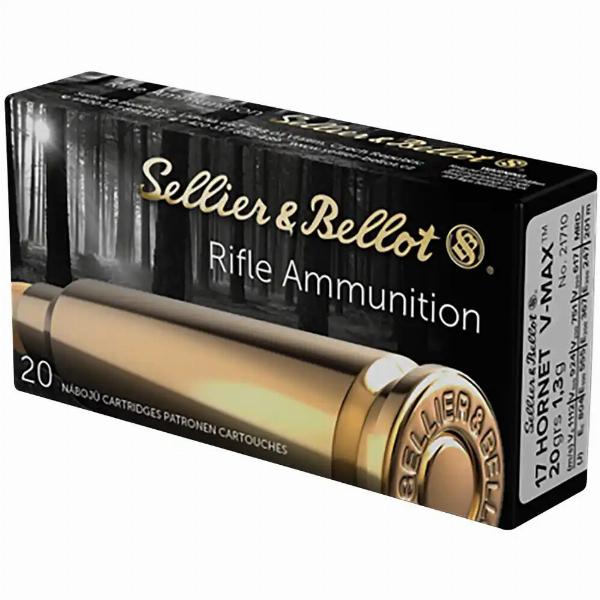 Sellier & Bellot 17 HORNET V-MAX 1,3g/20gr 20Stk.