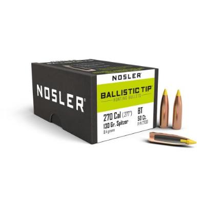 Nosler Geschosse 7mm/.284 130gr Ballistic Tip 50 Stk. Nosler Geschosse 7mm/.284 130gr Ballistic Tip 50 Stk.