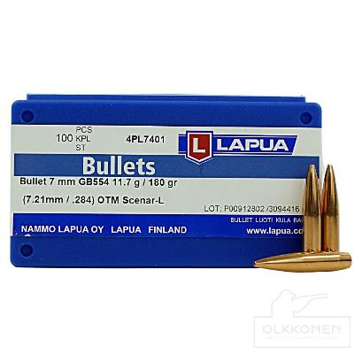 Lapua Geschosse 7mm/.284 180gr OTM Scenar 100Stk. - image