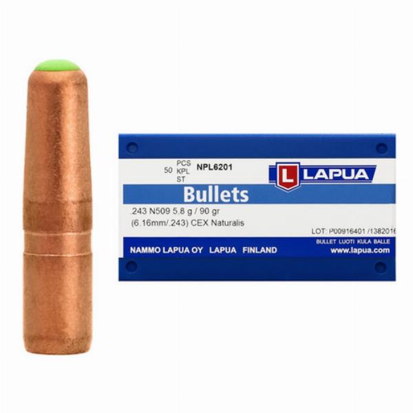 Lapua Geschosse 6mm NATURALIS 90gr 50Stk.