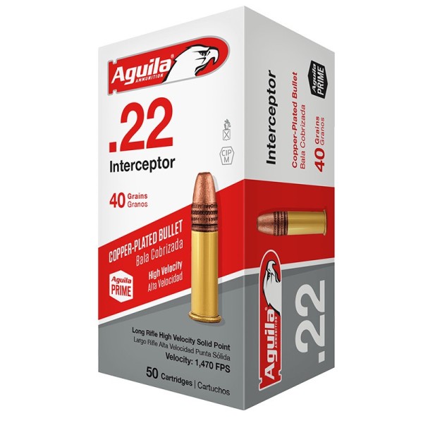 Aquila .22lr Interceptor Hollow Point 40grs