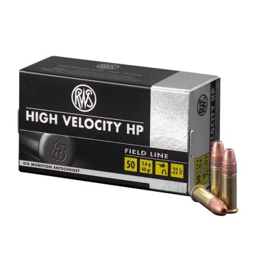 RWS .22lr High Velocity HP 2,6g/40grs Field Line