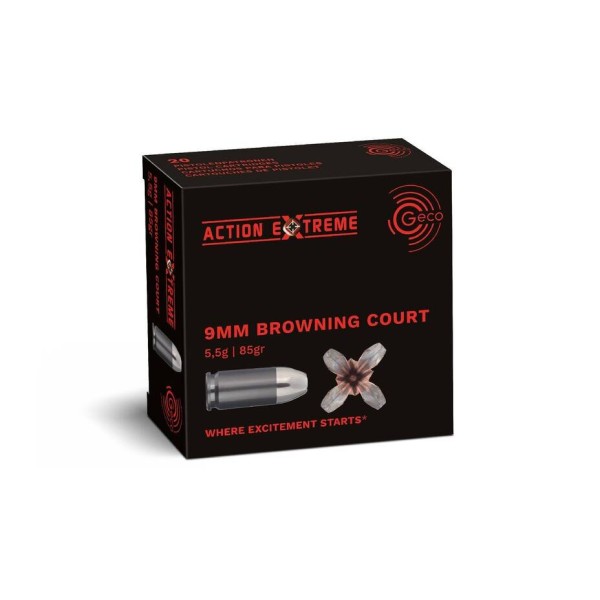 GECO 9mm Browning Action Extreme 85gr