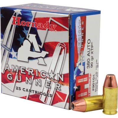 Hornady .380 Auto American Gunner 90gr