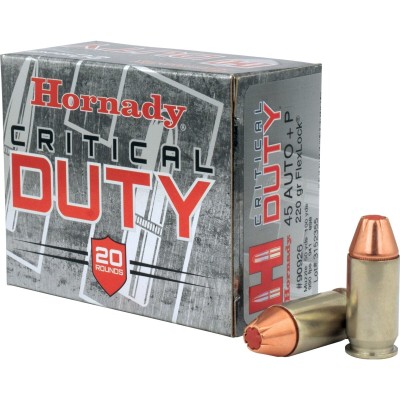 Hornady .45AUTO+P, 220grs Critical Duty