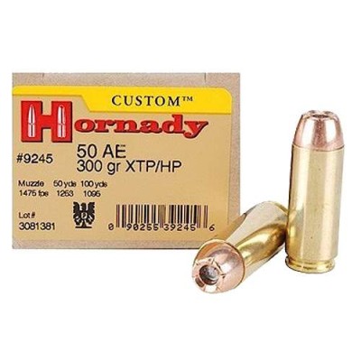 Hornady .50 AE 300grs XTP