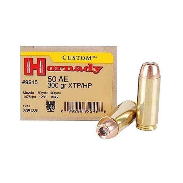 Hornady .50 AE 300grs XTP